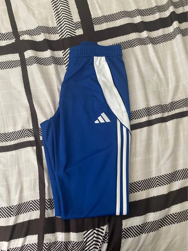 Adidas Blue White 3-Stripes AEROREADY Track Pants - photo 3