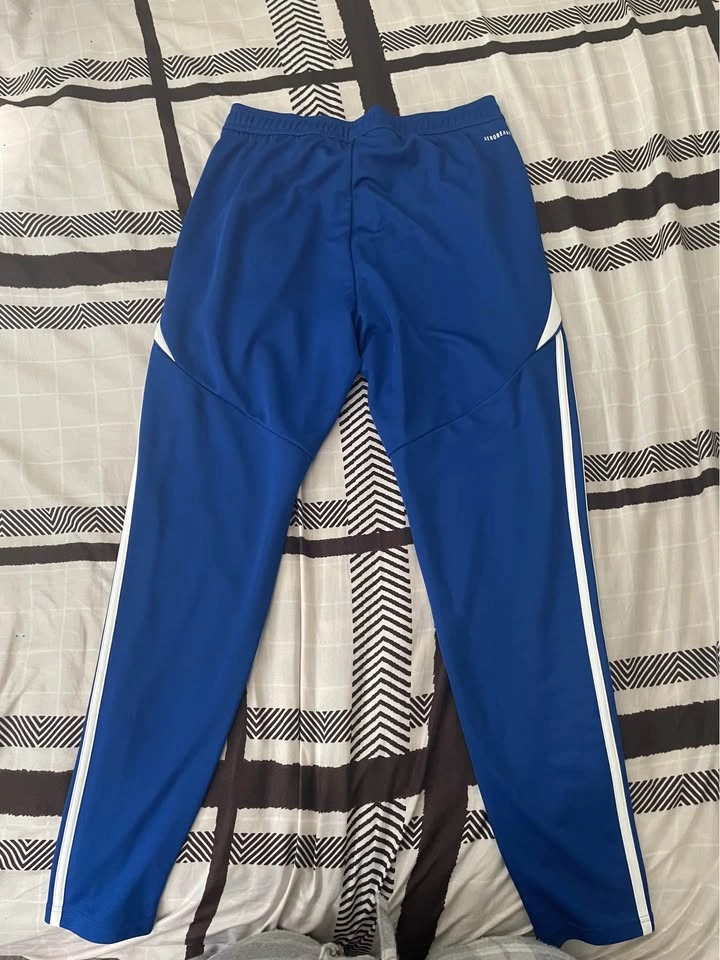 Adidas Blue White 3-Stripes AEROREADY Track Pants - photo 5