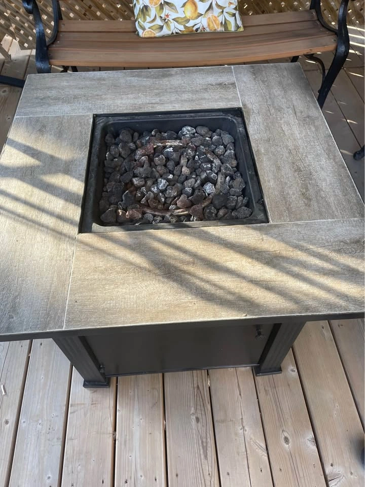 Square Propane Fire Pit Table with Tile Top - photo 3