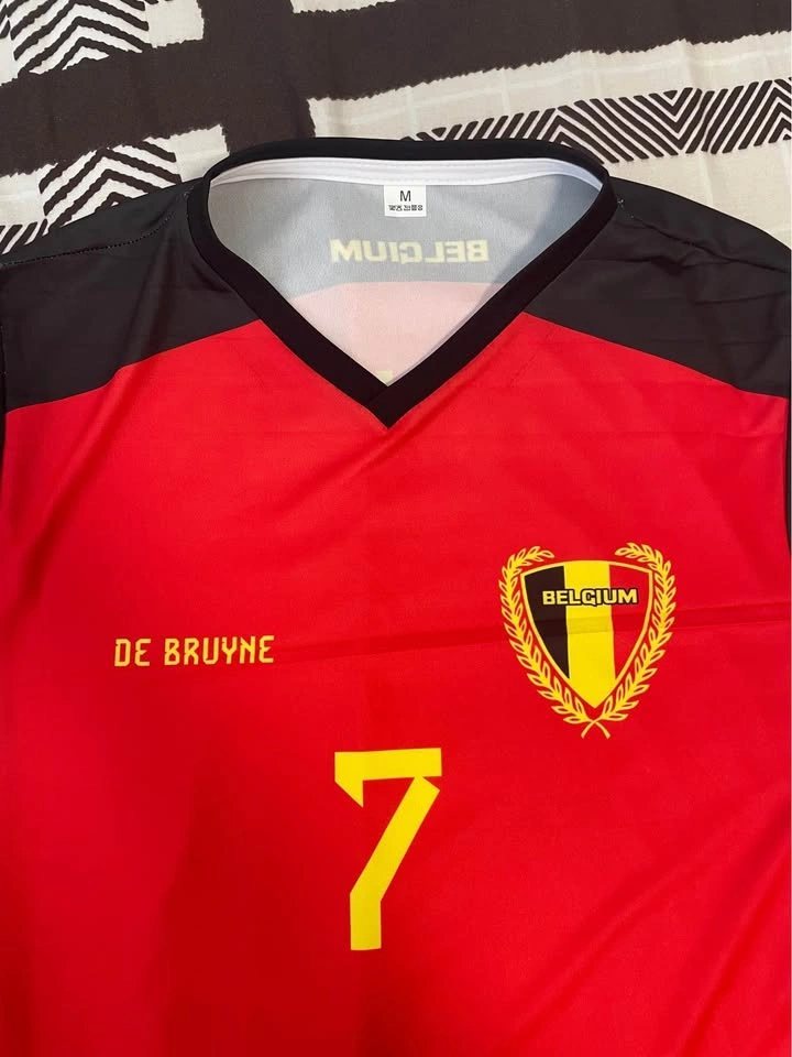 Belgium De Bruyne Soccer Jersey Size M - photo 2