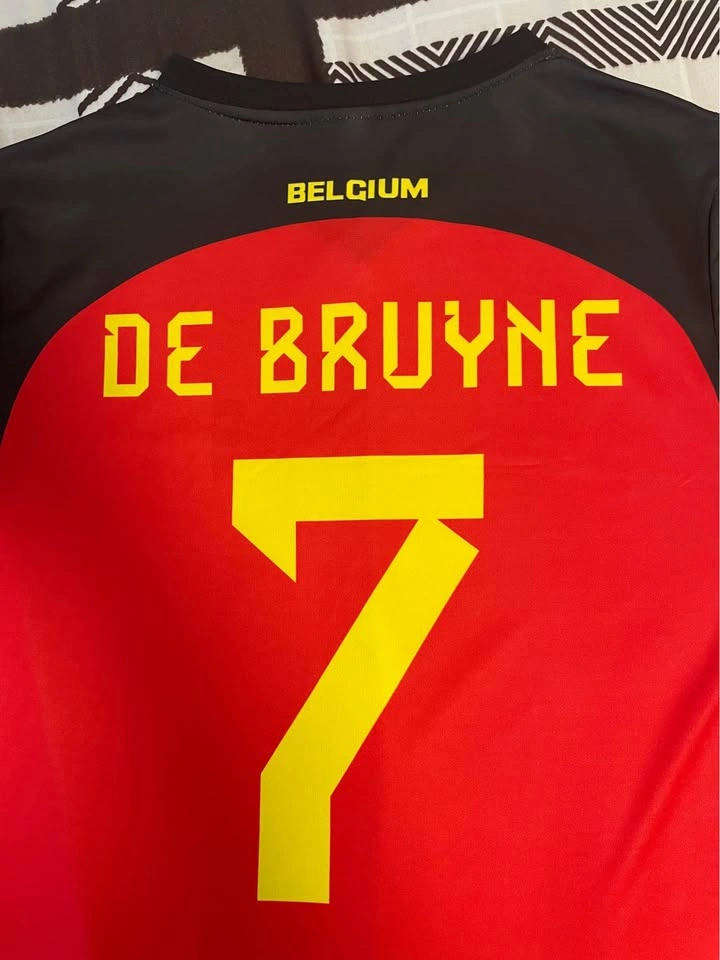 Belgium De Bruyne Soccer Jersey Size M - photo 5