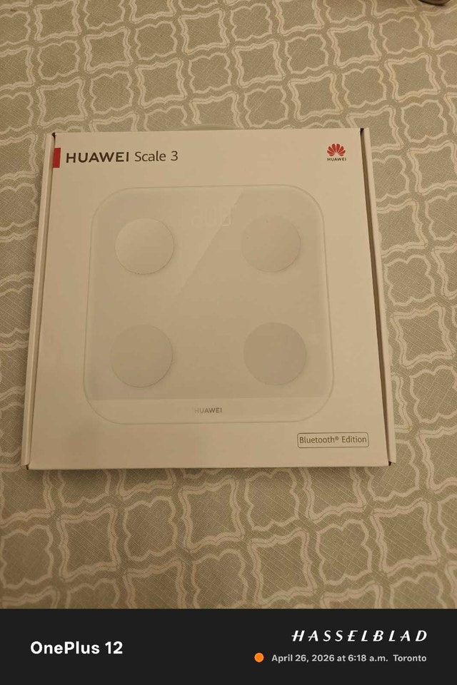 BNIB Huawei Smart Wifi Body Scale