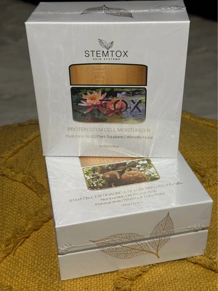 Stemtox Stem Cell Moisturizer and Peeling Gel