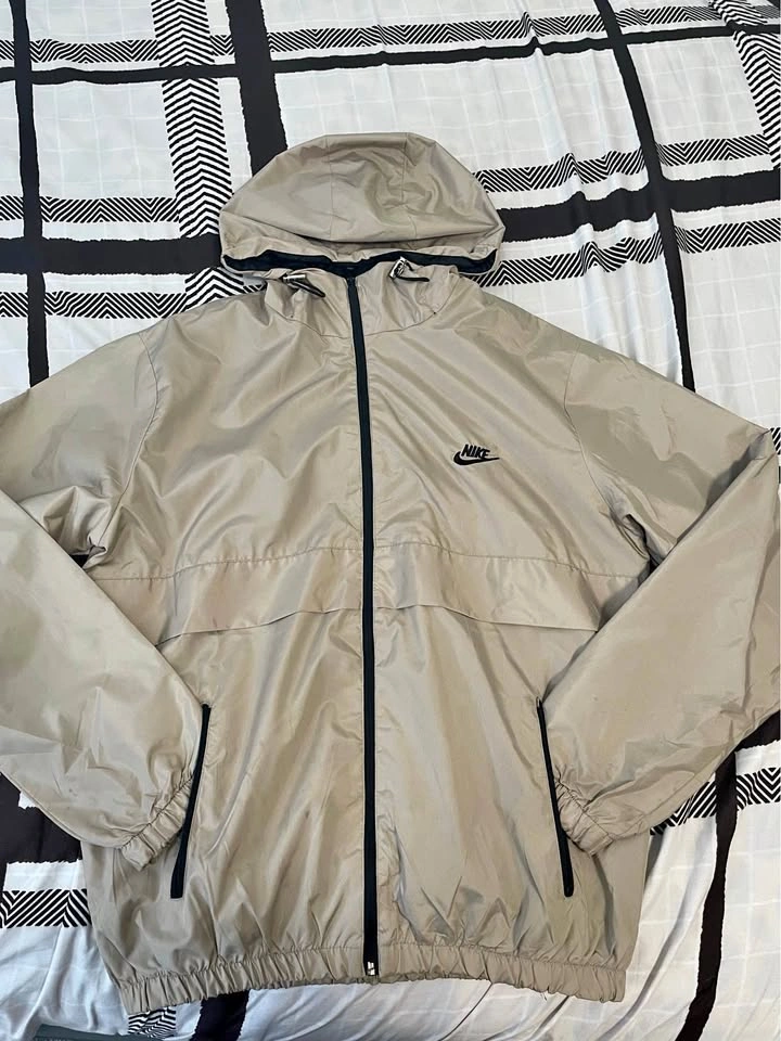 Nike Tan Windbreaker Jacket XXL