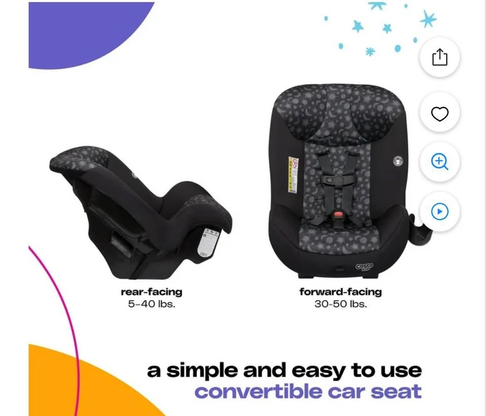 Cosco Kids Scenera Extend Infant & Toddler Convertible Car Seat - photo 3