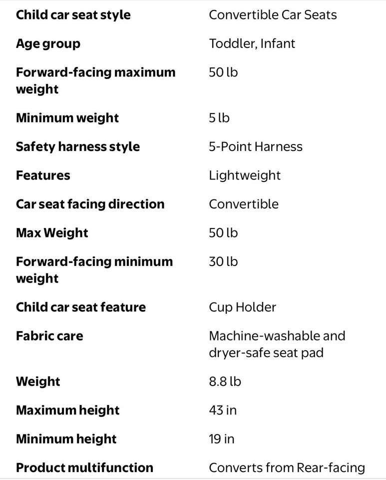 Cosco Kids Scenera Extend Infant & Toddler Convertible Car Seat - photo 5