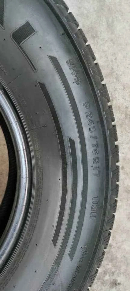 1No. P265/70R17 General Allseasons Tire - photo 2