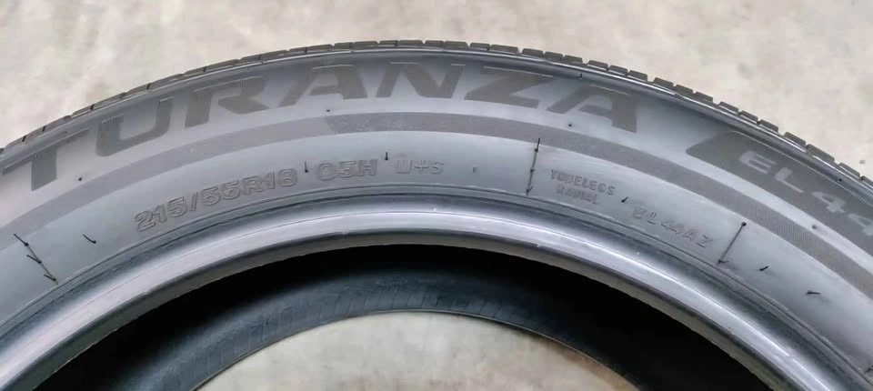 4No. 215/55R18 Bridgestone Turanza Allseasons Tires - photo 3