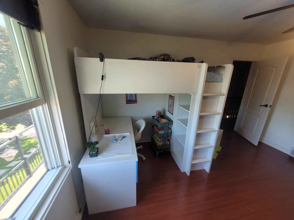 IKEA SMÅSTAD Loft Bed Frame with Desk and Storage - photo 3