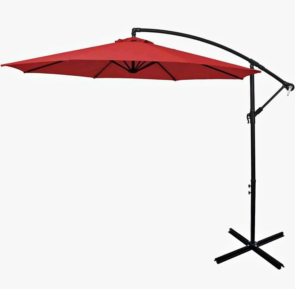 10ft Cantilever Umbrella brand Henryka - Red