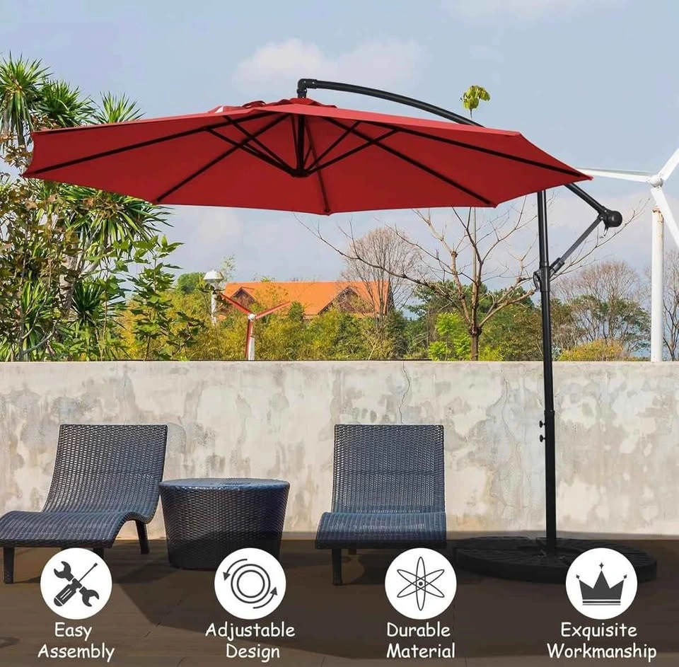 10ft Cantilever Umbrella brand Henryka - Red - photo 4