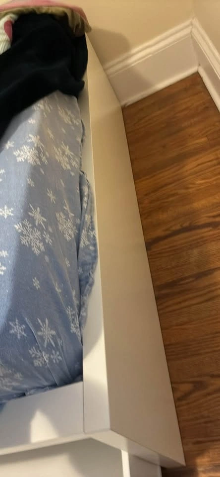 Ikea MALM double/full bed frame with 2 storage boxes - photo 3