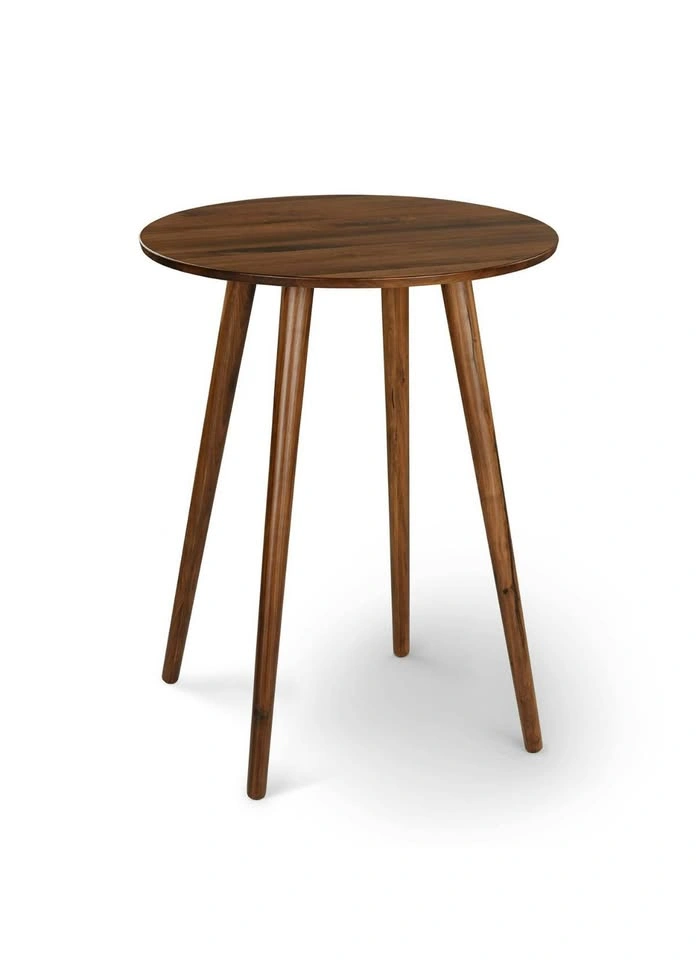 Mid-Century Article Round Bar Walnut Table - photo 5