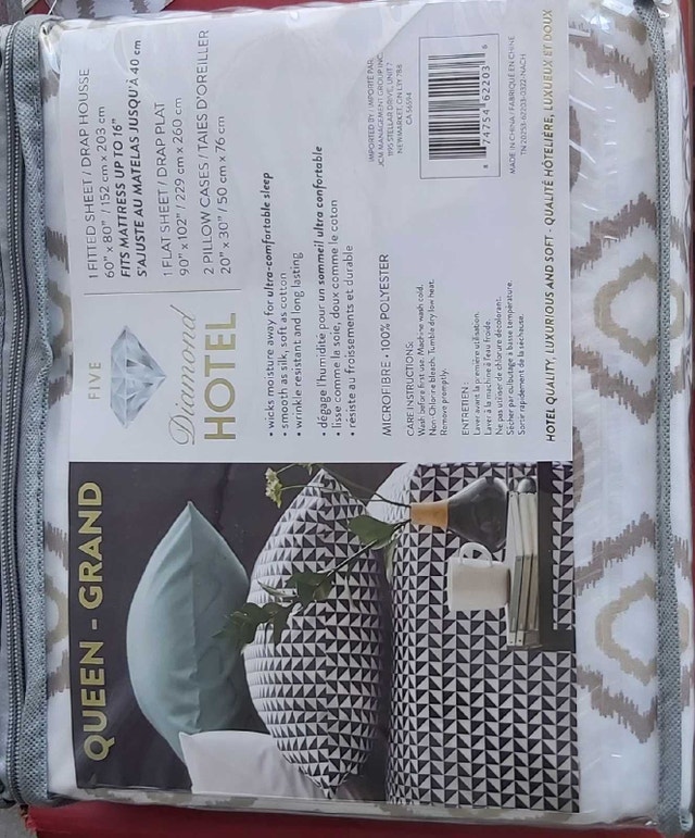 Queen size soft flannel sheet set - photo 5