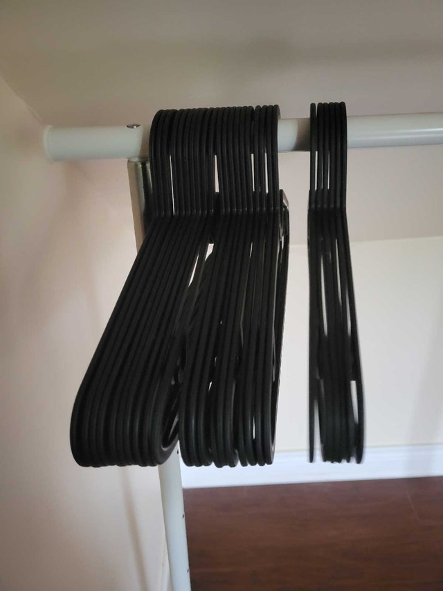 $0.20 Black Clothes Hangers