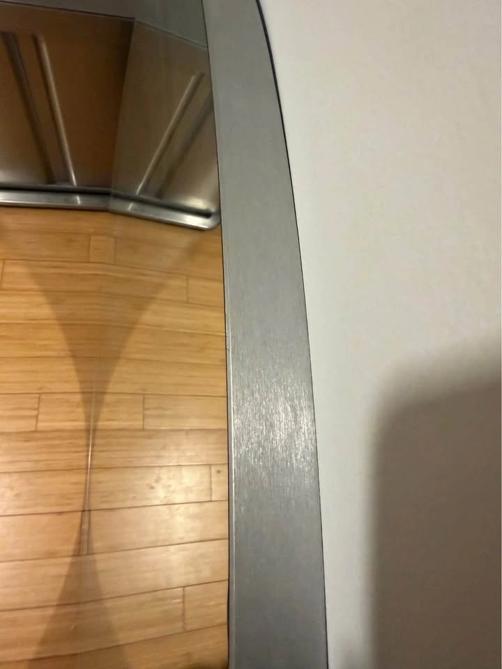 CB2 Infinity Silver Round Wall Mirror 48" - photo 2