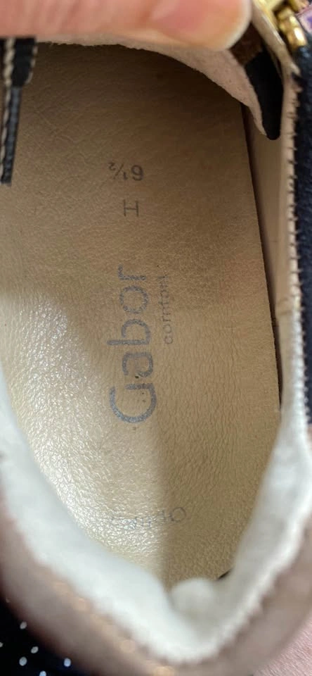 GABOR COMFORT SNEAKER | BLACK/MOHAIR - photo 5