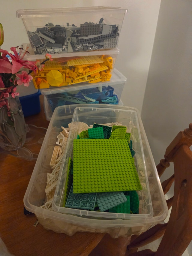 Buckets of Lego and manuals - photo 3