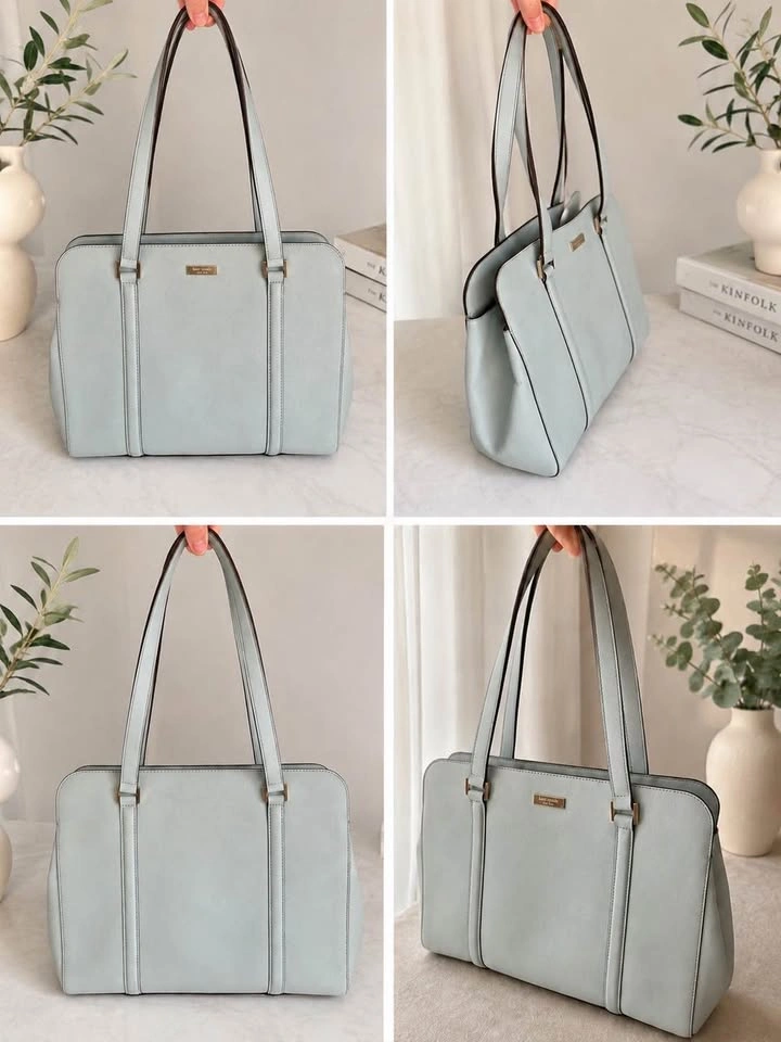 Kate Spade New York Light Blue Saffiano Leather Tote Bag - photo 2