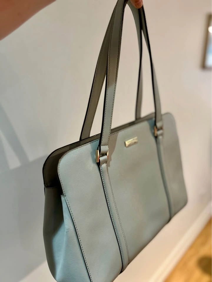 Kate Spade New York Light Blue Saffiano Leather Tote Bag - photo 4