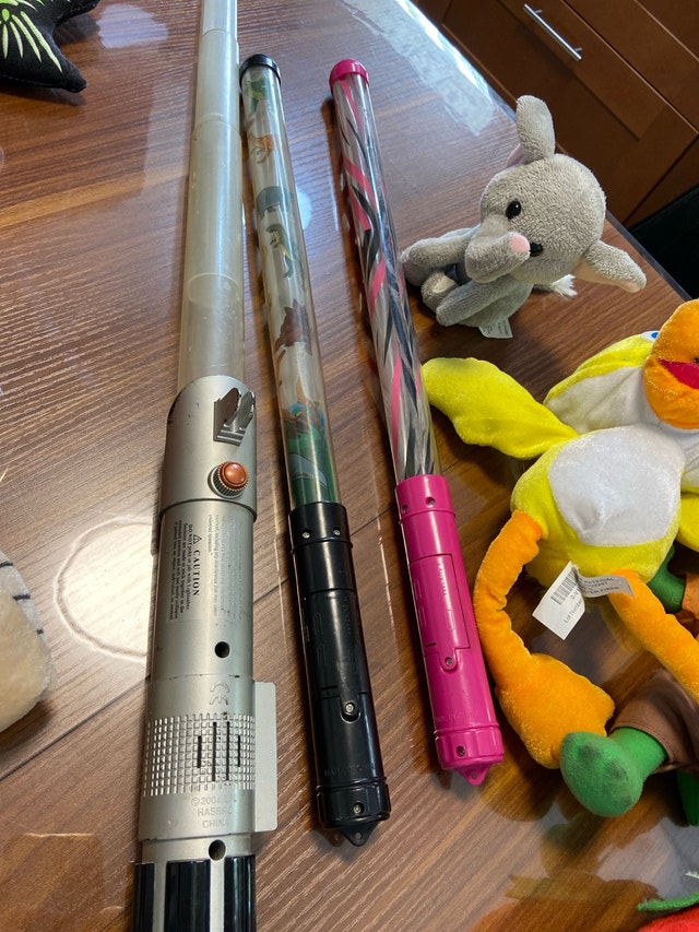 Vintage Gumball Machine, Prop Lightsabers & Plush Toys - photo 4