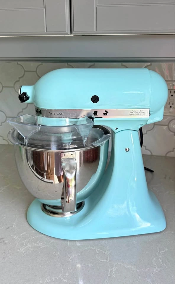 KitchenAid Artisan KSM150PSIC Stand Mixer Aqua Blue 5 QT