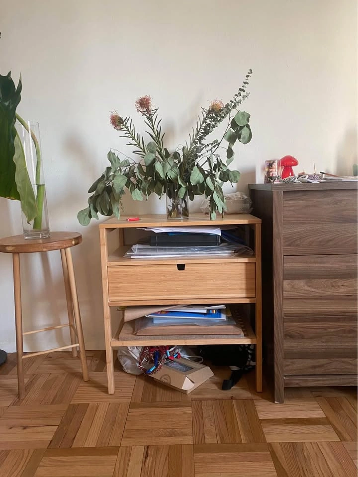 Wooden side table