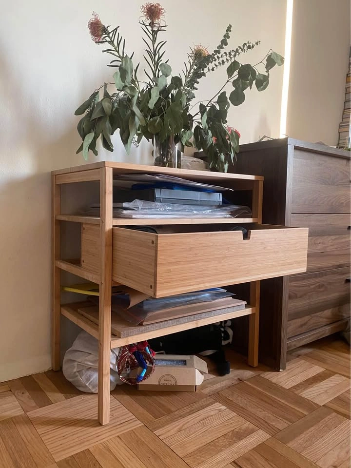 Wooden side table - photo 2
