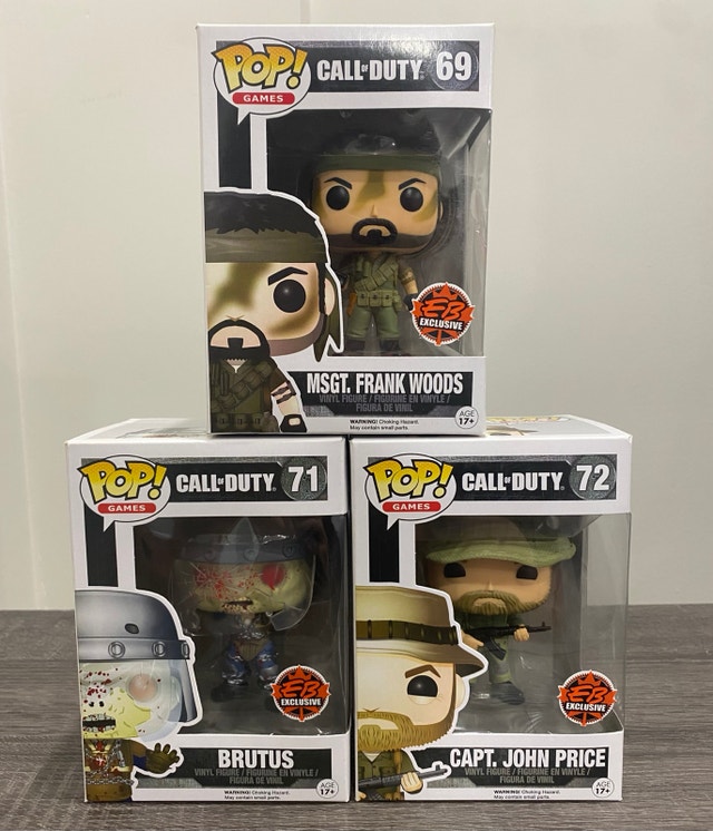 Call of Duty Funko Pop Bundle - Vaulted EB Games Exclusives