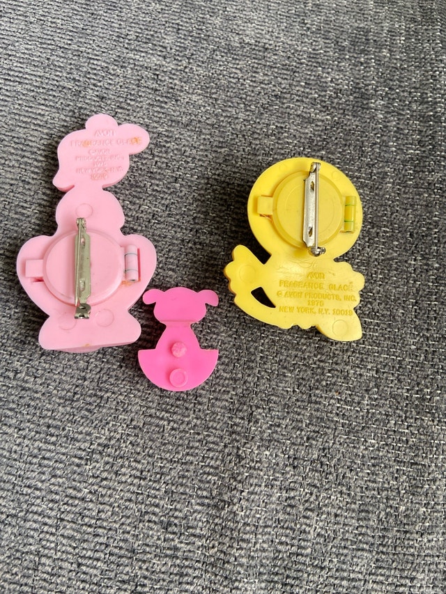 Avon Fragrance Glacé Pin Brooch Set - photo 2