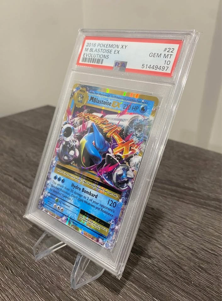 Pokemon M Blastoise EX PSA 10