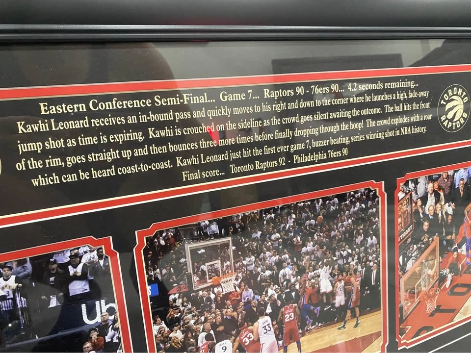 Toronto Raptors Kawhi Leonard The Shot Framed Memorabilia - photo 2