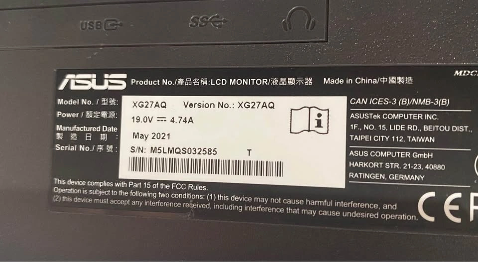 ASUS ROG Strix 27" 1440p 170Hz Gaming Monitor (XG27AQ) - Mint - photo 5