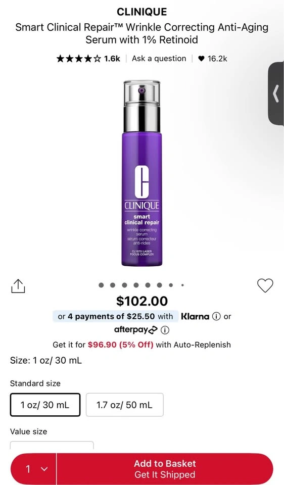 CLINIQUE Smart Clinical Repair™ Wrinkle Serum - photo 2