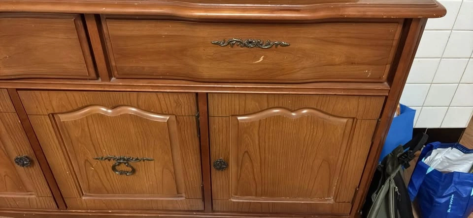 Wood Hutch/ credenza - photo 2