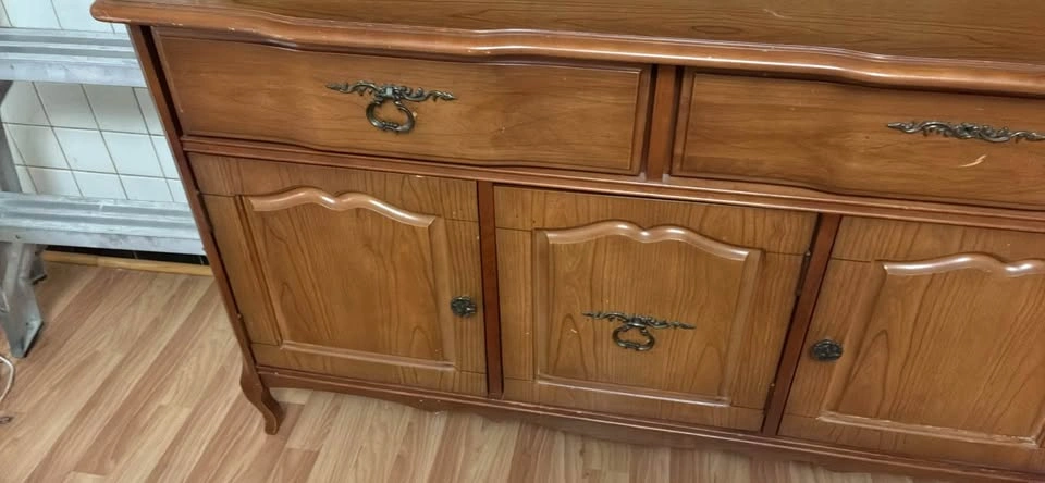 Wood Hutch/ credenza - photo 3