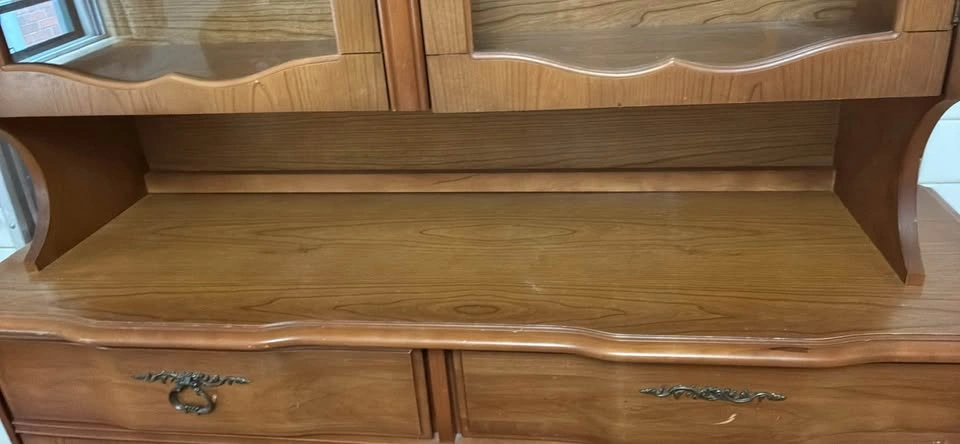 Wood Hutch/ credenza - photo 4