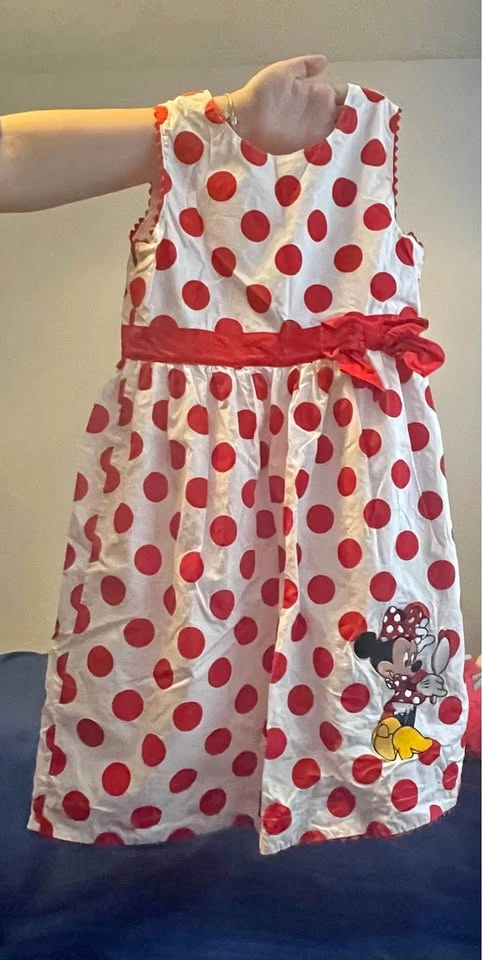 Disney Parks Minnie Mouse polka dot dress size L