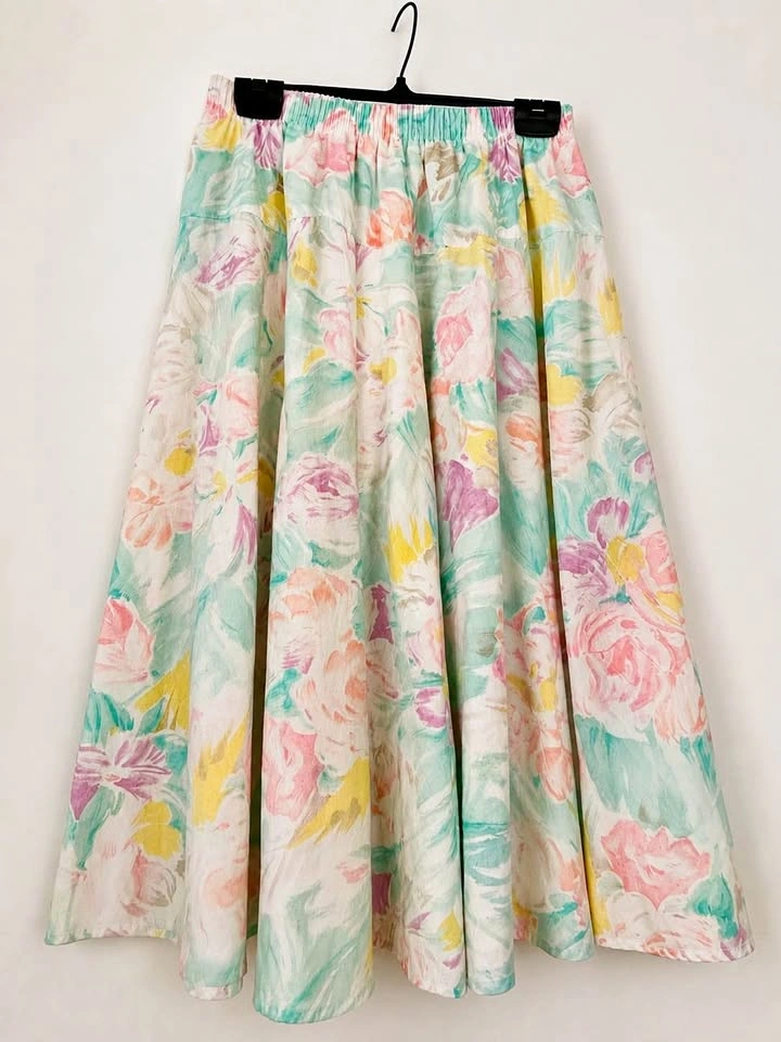 GIOVELLI Vintage Floral Midi Skirt- Large