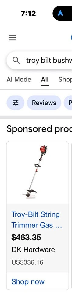 Troy-Bilt String trimmer