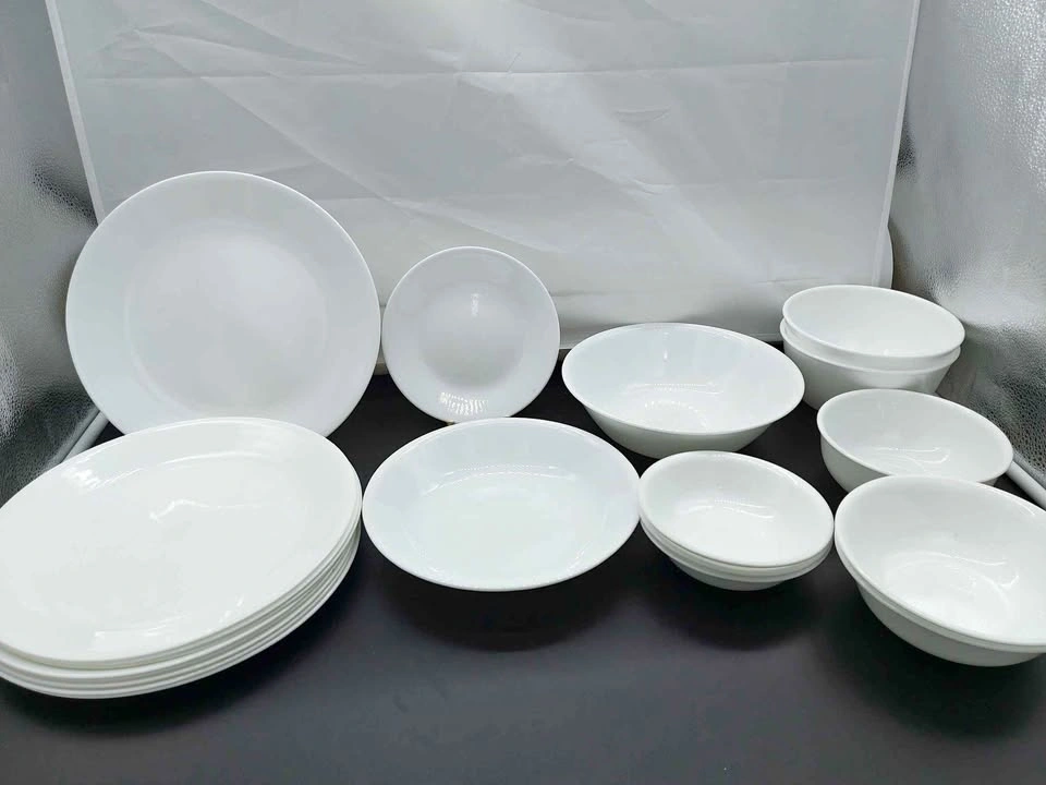 Corelle Plain White Dinnerware Set Of 20