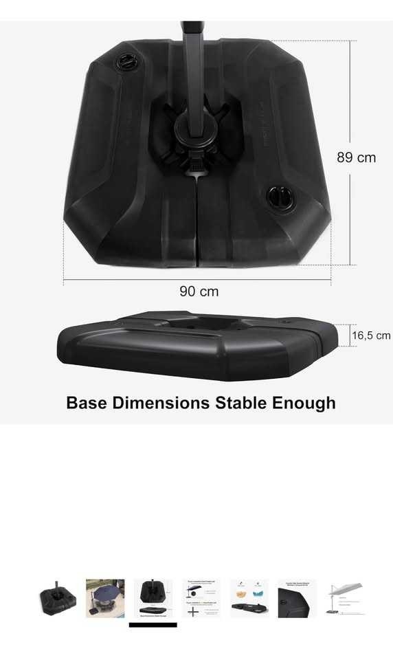 Purple Leaf Umbrella Water Tank Base - photo 3