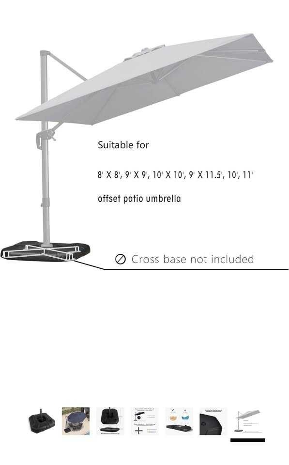 Purple Leaf Umbrella Water Tank Base - photo 5