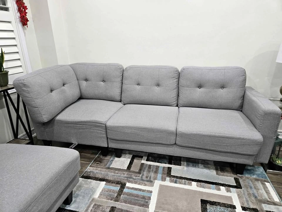 Grey Modular Sectional Sofa