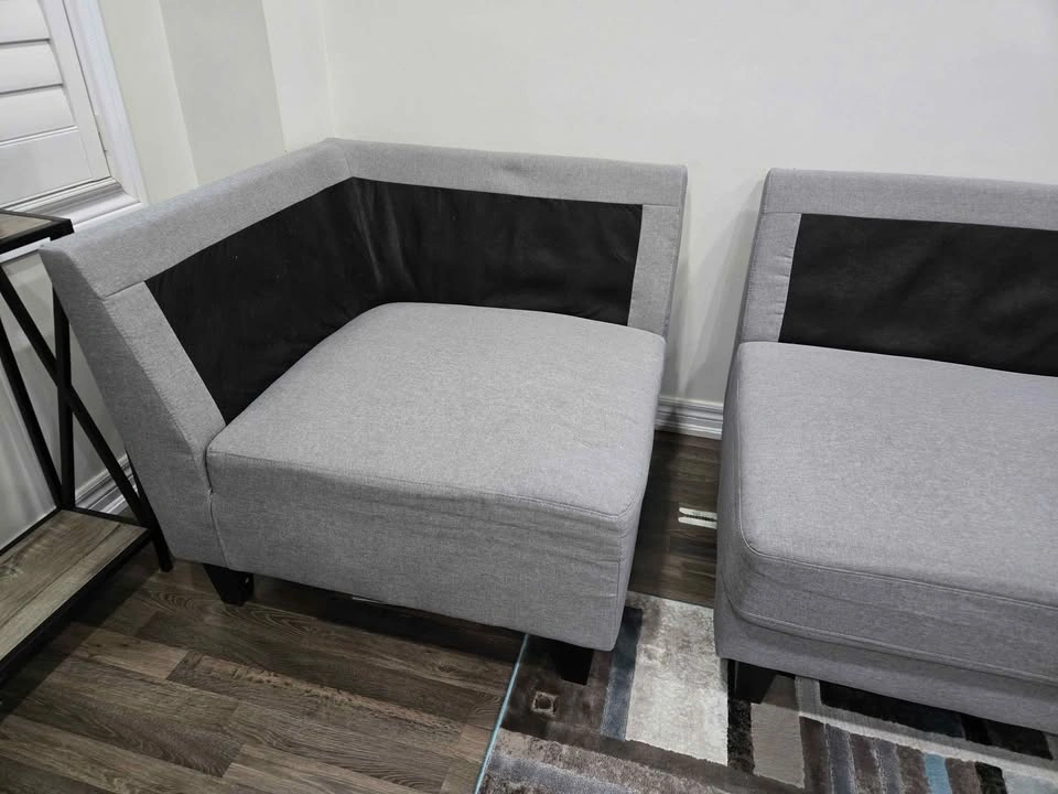 Grey Modular Sectional Sofa - photo 4