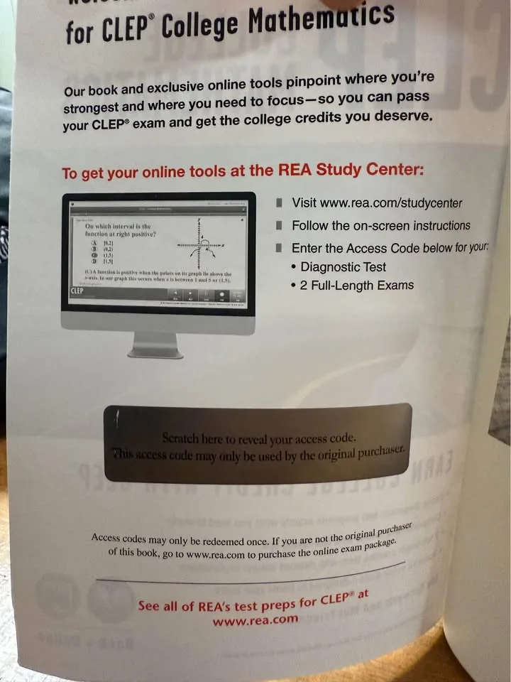 CLEP College Mathematics 4th Ed. - NEW image indicator(4)