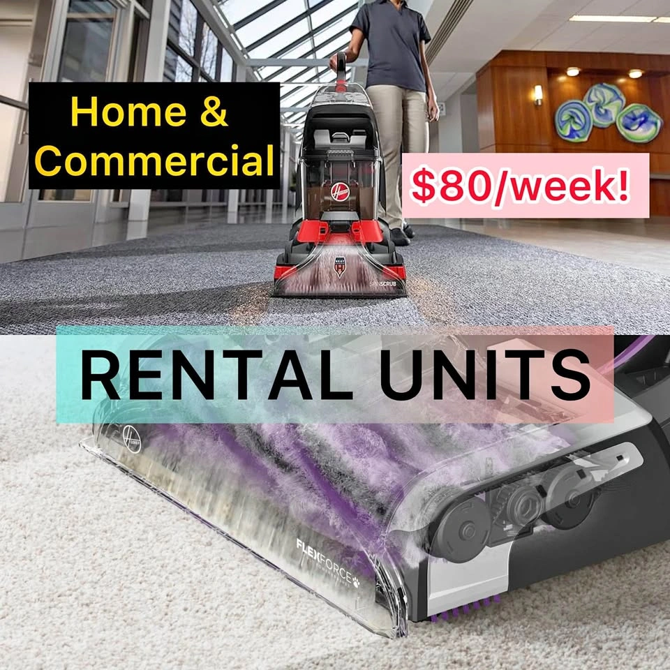 RENTAL: Hoover Pet Carpet Cleaner & Upholstery Wet Vacuum