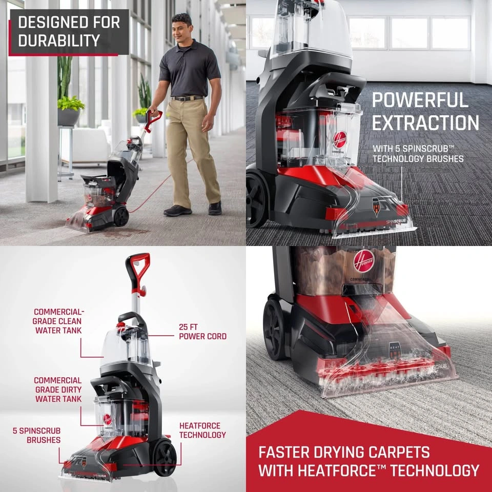 RENTAL: Hoover Pet Carpet Cleaner & Upholstery Wet Vacuum - photo 3