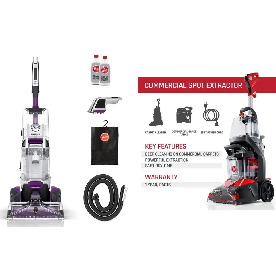 RENTAL: Hoover Pet Carpet Cleaner & Upholstery Wet Vacuum - photo 4