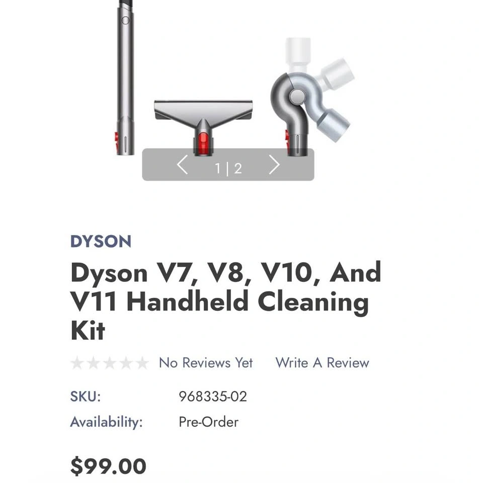 Dyson Complete Cleaning Kit (Quick Release) for V7-V11 - photo 2